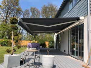 our awning at home patio